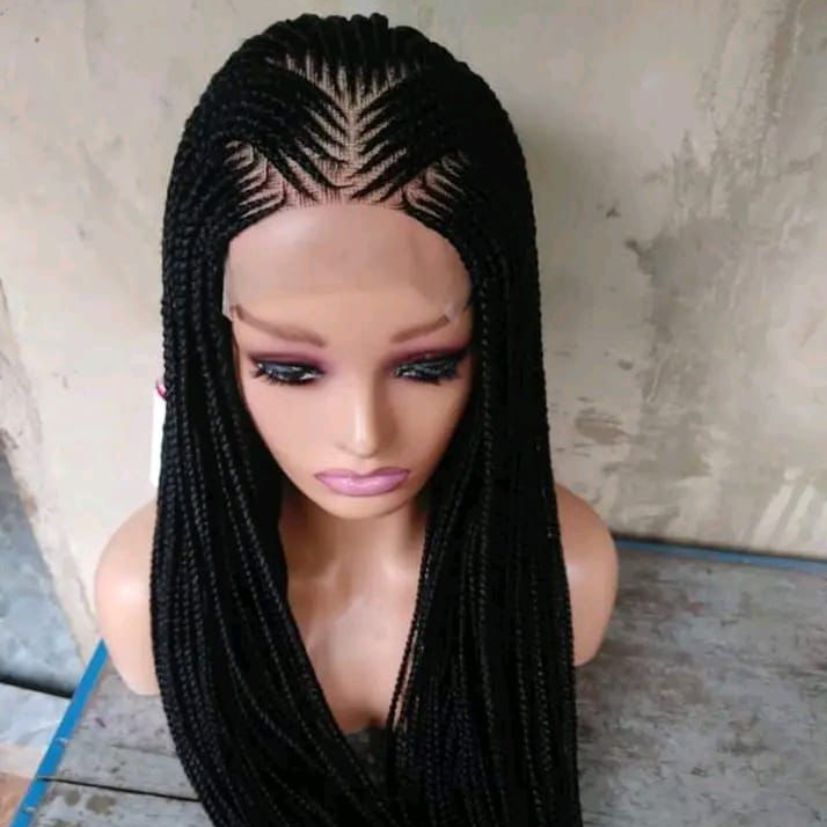 HANDMADE BRAIDED WIG - NO.B14 (1.1LBS) image 0